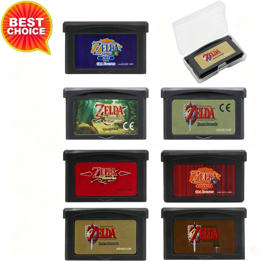 Board Game Zelda - 32-битный видеоигровой картридж GBA, игровая консоль,