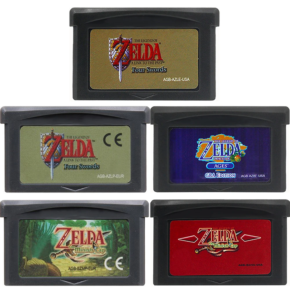 Board Game Zelda - Игровой картридж Zelda GBA, 32 бит,