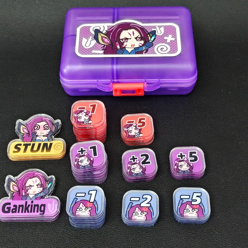 Набор акриловых токенов-индика – обзор и цена Board Game Economy